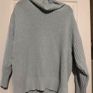 Aerie Women's Light Blue Knit Sweater